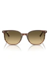 Ray Ban 52mm Square Sunglasses In Brown Gradient