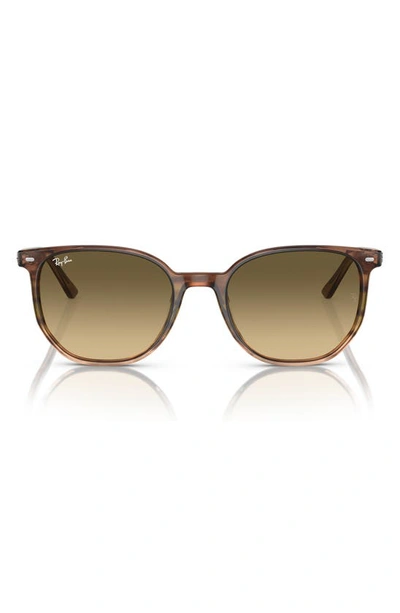 Ray Ban 52mm Square Sunglasses In Brown Gradient