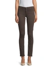 Ag Prima Sateen Cigarette Skinny Jeans In Dark Oakwood