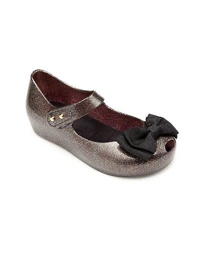 Mini Melissa Baby's & Toddler's Ultragirl Bow Mary Jane Flats In Gold Glitter