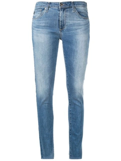 Ag Super Skinny Ankle Jeans In New Wave - 100% Exclusive In Blue