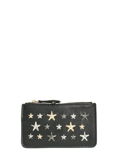 Jimmy Choo Nancy Coin Purse In Nero