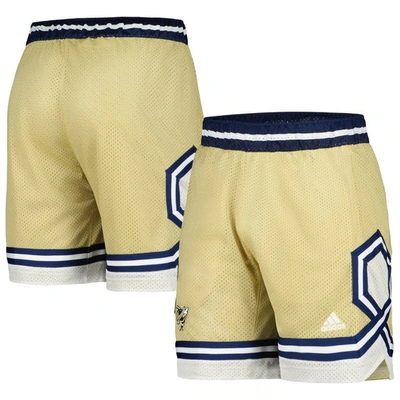 Adidas Originals Adidas Gold Georgia Tech Yellow Jackets Swingman Aeroready Basketball Shorts