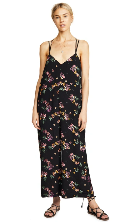 Lost + Wander Mambo No. 5 Jumpsuit In Black Floral