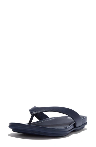 Fitflop Gracie Flip Flop In Midnight Navy