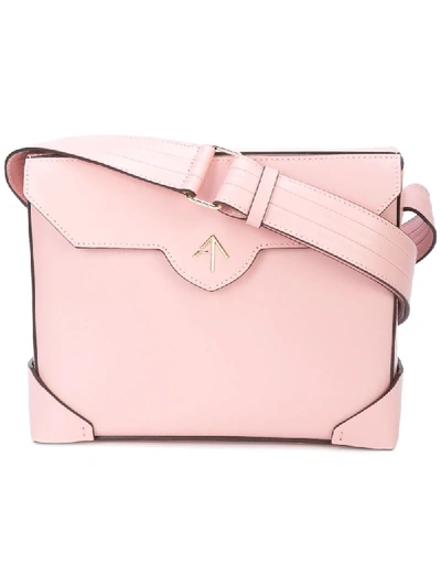 Manu Atelier Bold Shoulder Bag In Pink