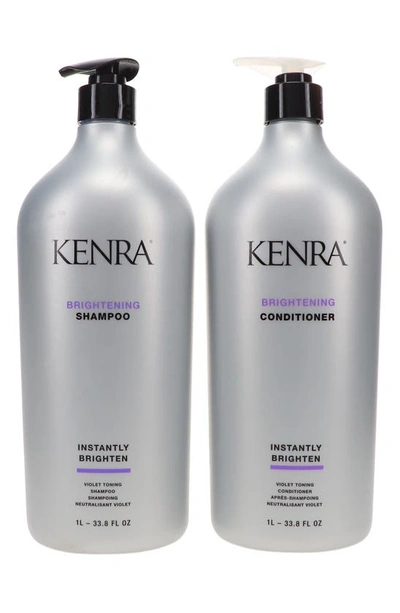 Kenra Brightening Shampoo & Conditioner Set $57 Value In White