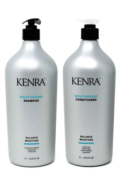 Kenra Moisturizing Lather Shampoo & Conditioner Set $65 Value In White