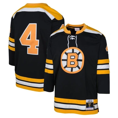 Mitchell & Ness Kids' Youth  Bobby Orr Black Boston Bruins 1971 Blue Line Player Jersey
