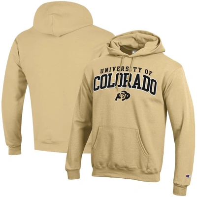 Champion Gold Colourado Buffaloes Property Of Powerblend Pullover Hoodie