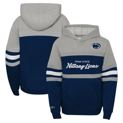 Mitchell & Ness Kids' Big Boys  Navy Penn State Nittany Lions Head Coach Hoodie