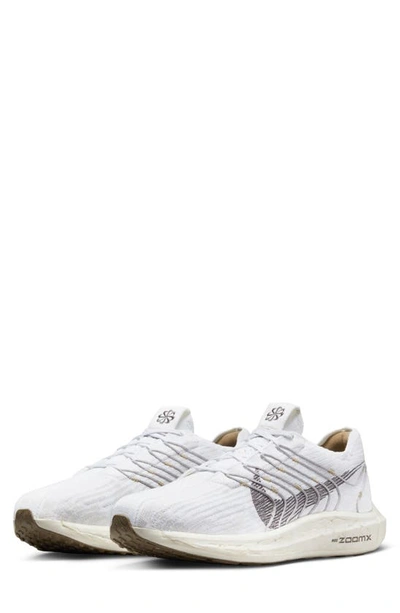 Nike Pegasus Turbo Next Nature Running Shoe In White/ Iron Grey/ Light Bone