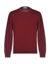 Gran Sasso Sweater In Maroon