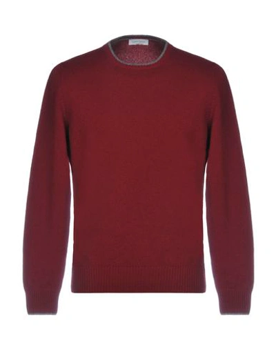 Gran Sasso Sweater In Maroon