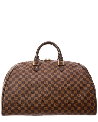 Pre-owned Louis Vuitton Damier Ebene Canvas Ribera Gm In Nocolor