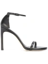 Stuart Weitzman Nudist Song Sandals - Black