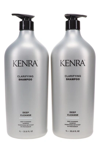 Kenra Clarifying Shampoo Liter Duo $57 Value In White