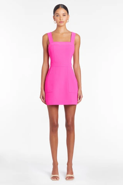 Amanda Uprichard Ace Mini Dress In Hot Pink | ModeSens