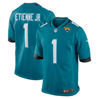 Nike Travis Etienne Teal Jacksonville Jaguars Game Jersey