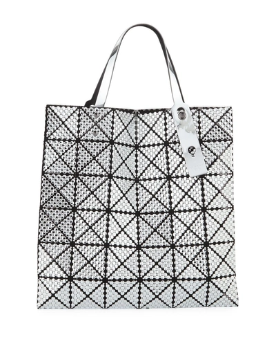 Bao Bao Issey Miyake Bubble Studded Tote Bag In Silver