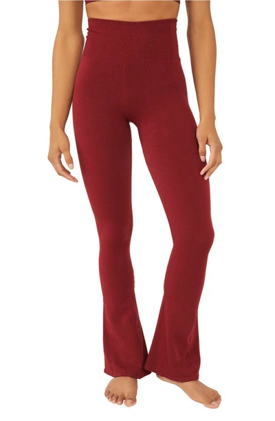 Fp Movement Rich Soul High Waist Flare Leggings In Cowboy