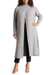 By Design Brenda Turtleneck Maxi Dress In Heather Grey