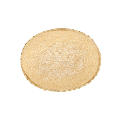 Vietri Florentine Straw Accessories Natural Large Round Bread Basket