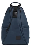 Duchamp Rubberized Sling Bag In Navy