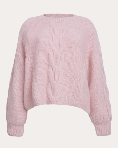 Eleven Six Women's Vaida Cable Knit Sweater In Pink