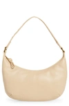 Madewell The Piazza Small Slouch Shoulder Bag In Buttered Scone