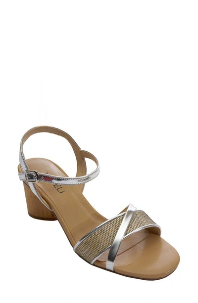 Vaneli Levey Sandal In Silver