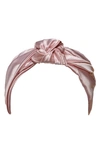 Slip Knot Headband In Pink
