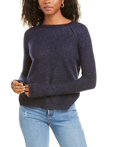 Autumn Cashmere Distressed Sweater In Blue