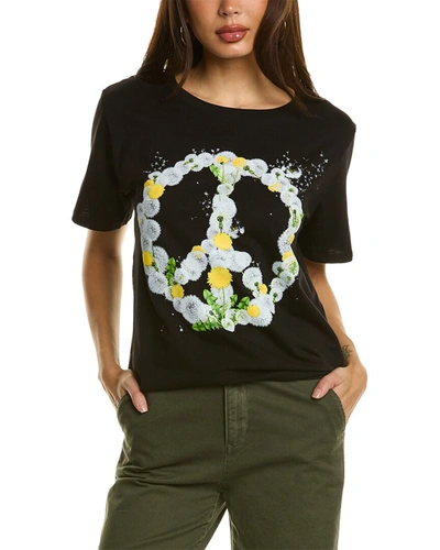 Chrldr Dandelion Peace T-shirt In Black