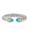 David Yurman Women's Cable Classics Bracelet With Gemstone & 14k Yellow Gold/10mm In Black/multi