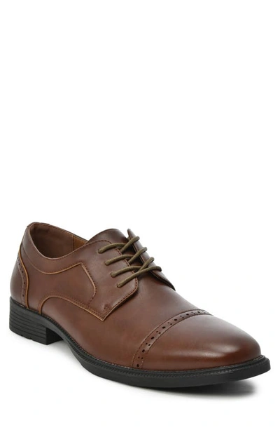 Tahari Terrance Cap Toe Derby In Brown