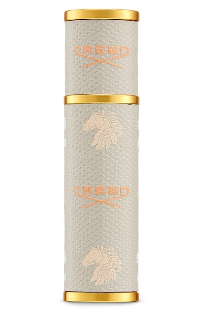 Creed Leather Refillable Travel Atomizer Beige, 0.16 Oz. In No Colour