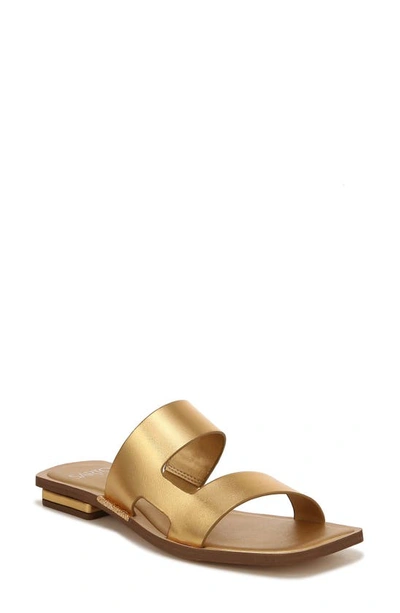 Sarto By Franco Sarto Emily Slide Sandal In Gold