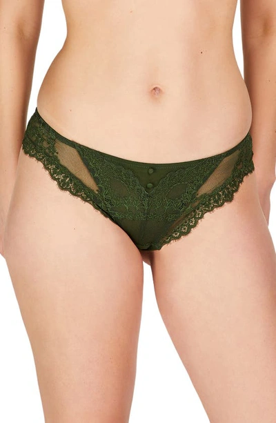 Hunkemoller Daisy Brazilian Panties In Kombu Green