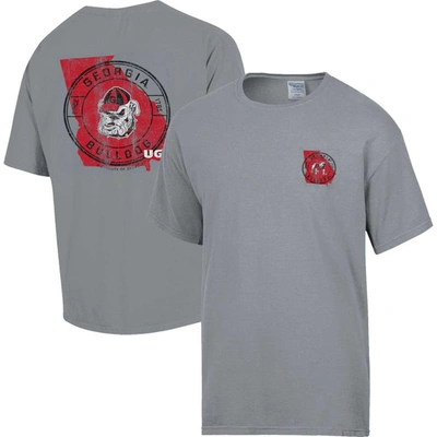 Comfort Wash Graphite Georgia Bulldogs Statement T-shirt