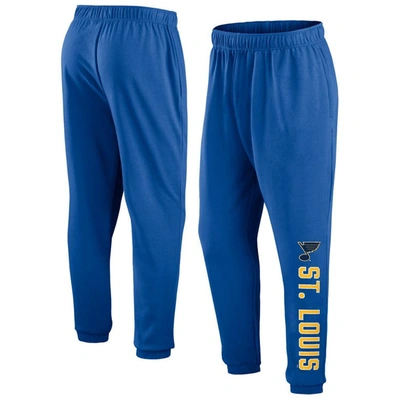 Fanatics Branded Blue St. Louis Blues Chop Block Fleece Sweatpants