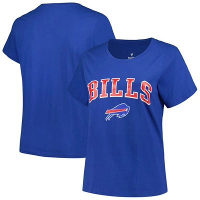 Fanatics Branded Royal Buffalo Bills Arch Over Logo Plus Size T-shirt
