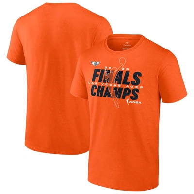 Fanatics Unisex  Branded Orange Las Vegas Aces 2023 Wnba Finals Champions Signature T-shirt