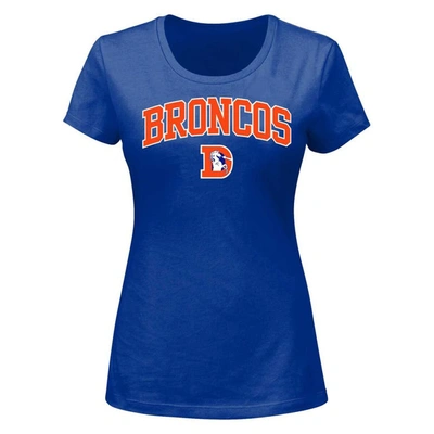 Fanatics Branded Royal Denver Broncos Arch Over Logo Plus Size T-shirt