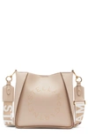 Stella Mccartney Mini Faux Leather Crossbody Bag In Cream