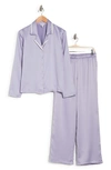 Nordstrom Rack Classic Satin Pajama 2-piece Set In Purple Heirloom