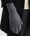 Naadam Cashmere Pop Top Gloves In Granite