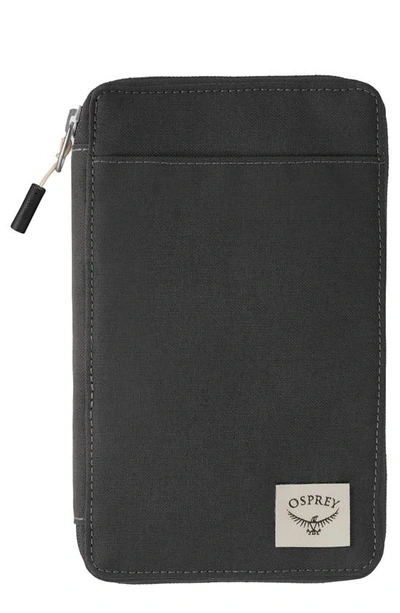 Osprey Arcane Rfid Zip Wallet In Stonewash Black