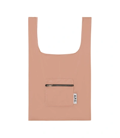 Apc Ultralight Minimal Shopping Bag In White