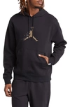 Jordan Men's  Essentials Holiday Fleece Pullover Hoodie In Black